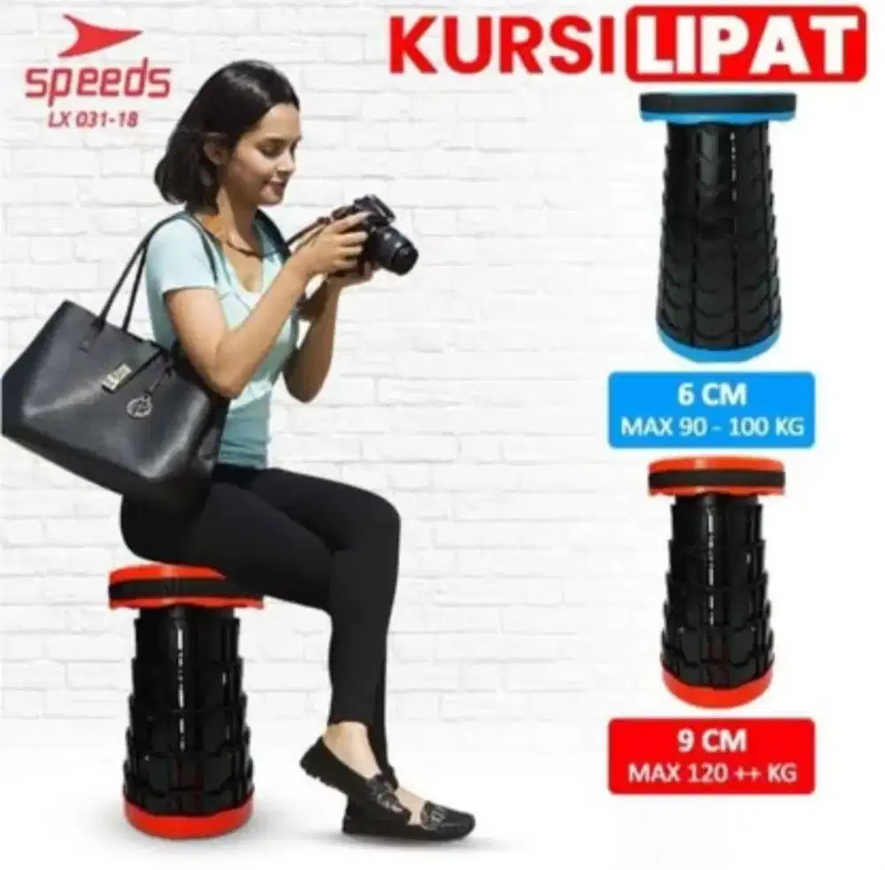 Kursi Lipat Outdoor Speeds Tebal 9 cm 031-18