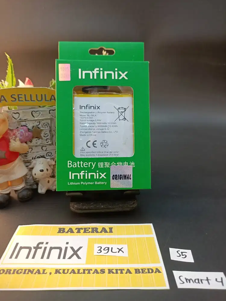 Baterai INFINIX SMART 4 / Baterai INFINIX S5 Baterai 39LX ORIGINAL