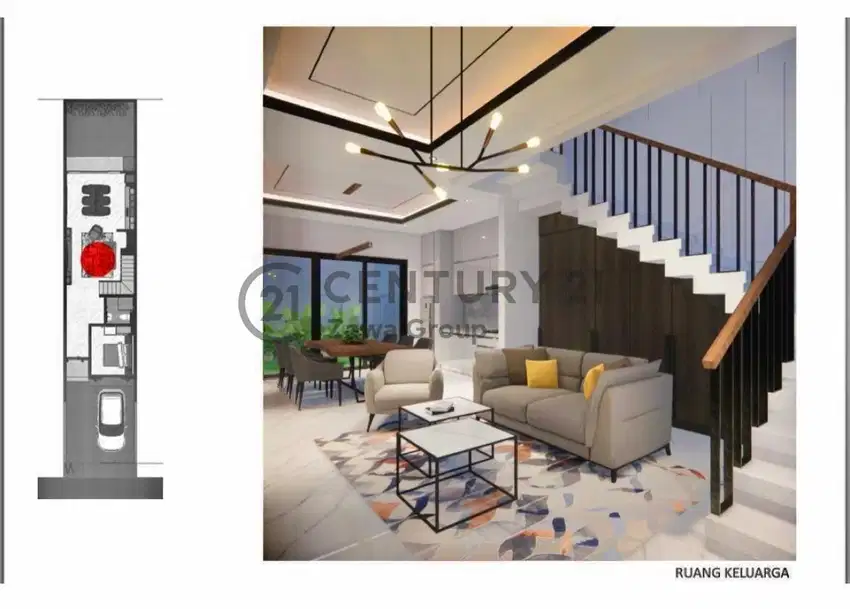 Dijual Rumah Cantik Meruya Utara 2 Lantai Ada 2 Unit Lokasi Jakbar