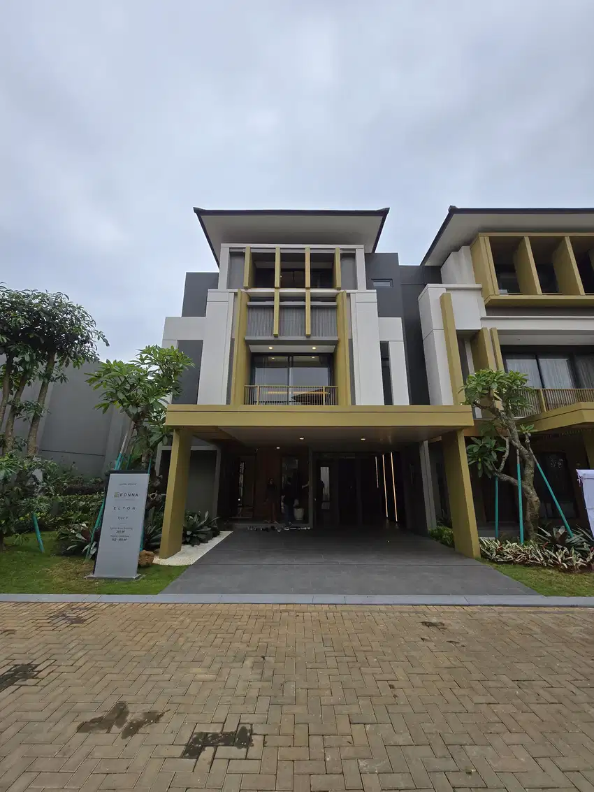 DIJUAL Rumah Cluster Eonna Seberang Mall Baru di BSD City Strategis