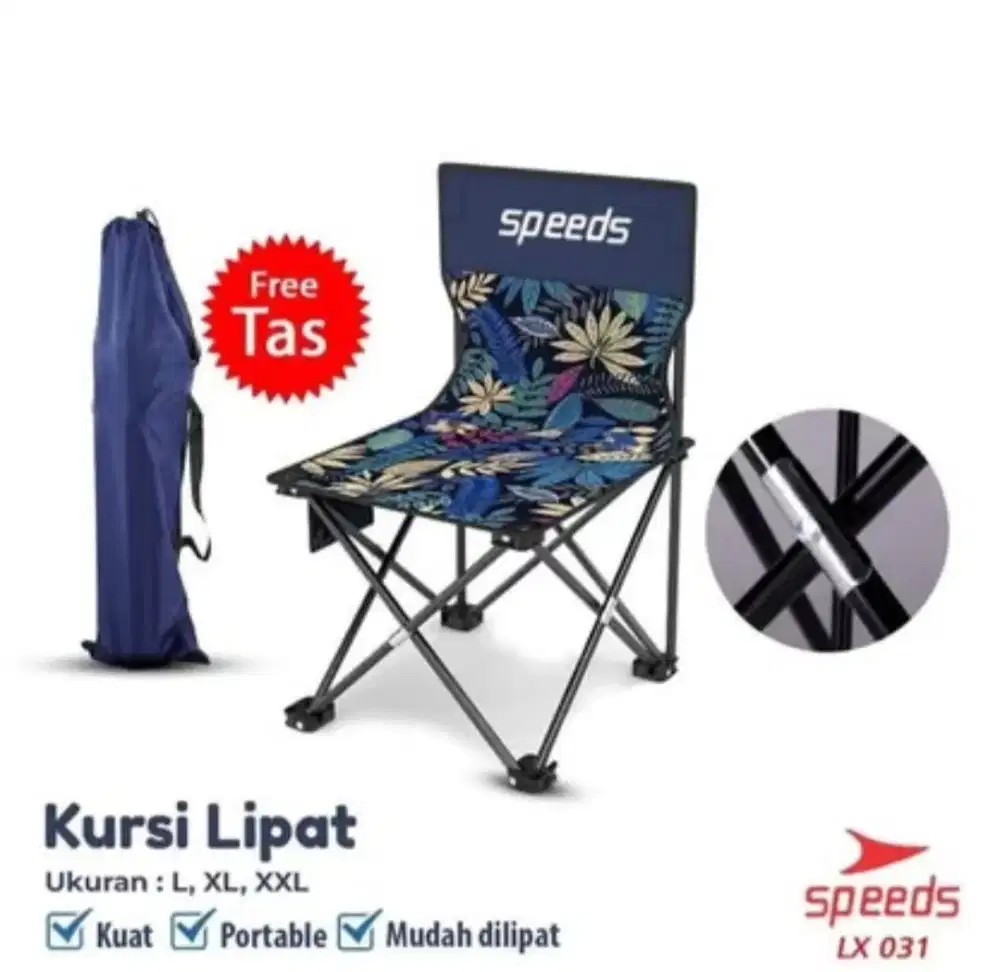 Kursi Lipat Outdoor Speeds L 031-12