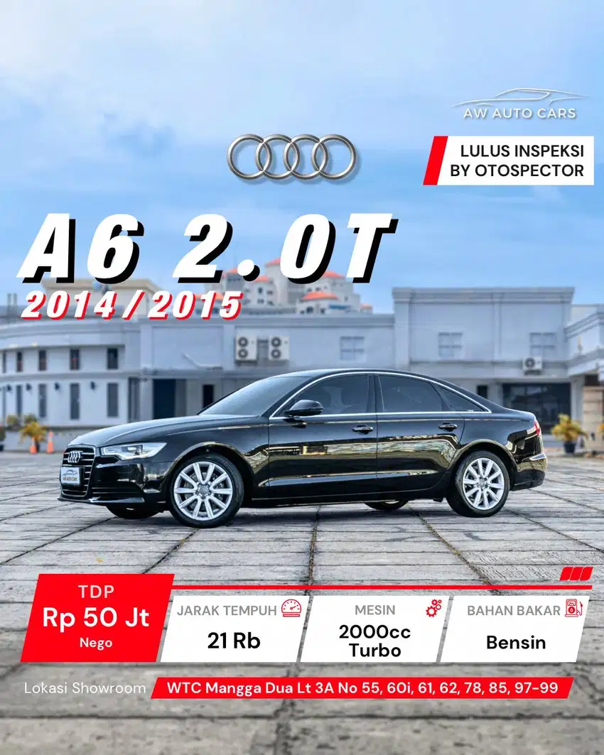 Audi A6 2.0 TFSi 2015 NIK 2014