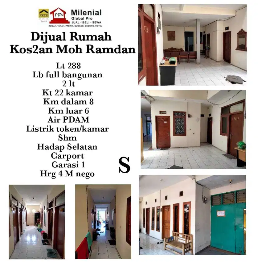Dijual Rumah Kos2an Moh Ramdan, bandung   &gt;&gt;S