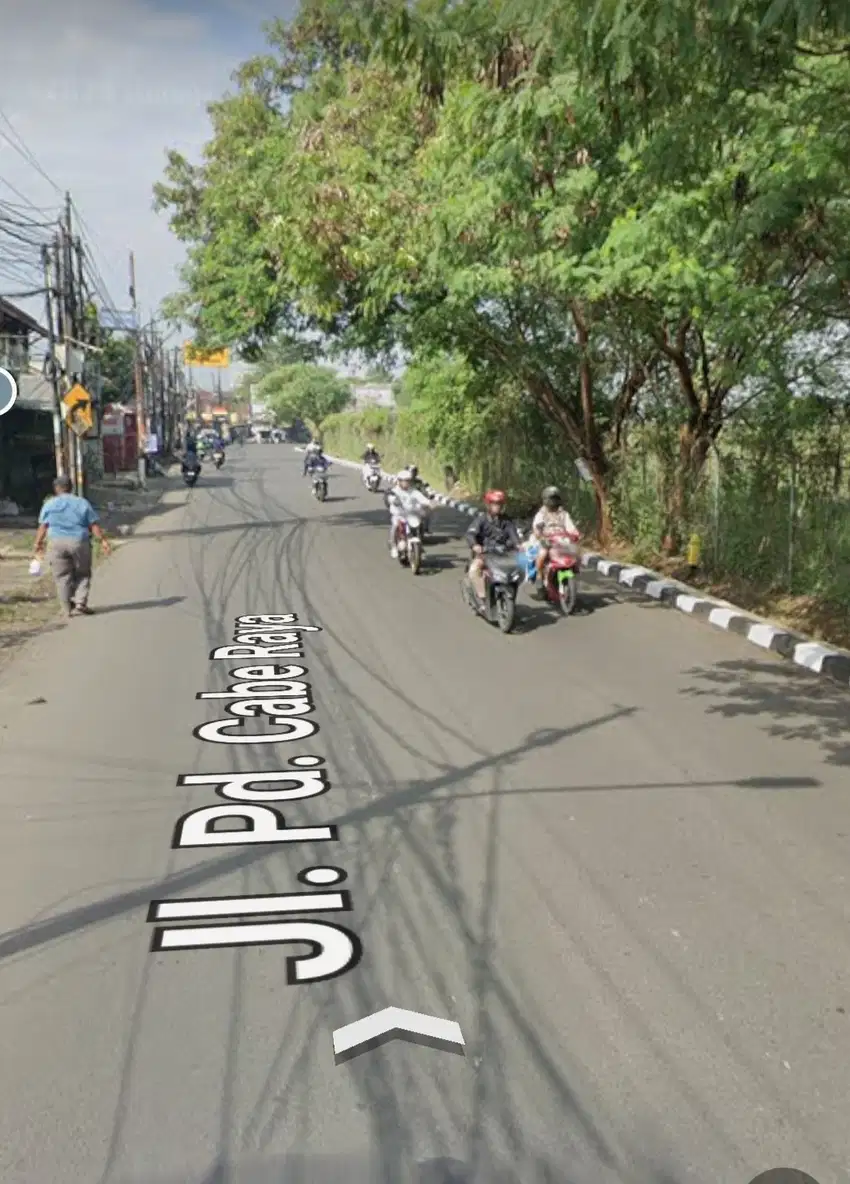 Dijual Kavling 1098m di Pondok Cabe Raya