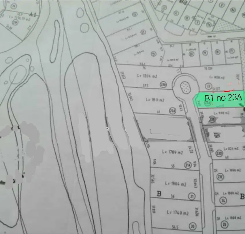 Tanah dijual di Teluk GoLf blok B1, Citraland - Surabaya