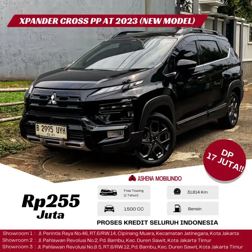 Mitsubishi Xpander Cross Premium Package AT Hitam 2023