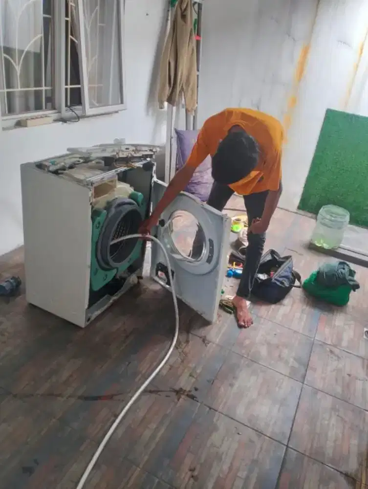 service ac kulkas mesin cuci pompa