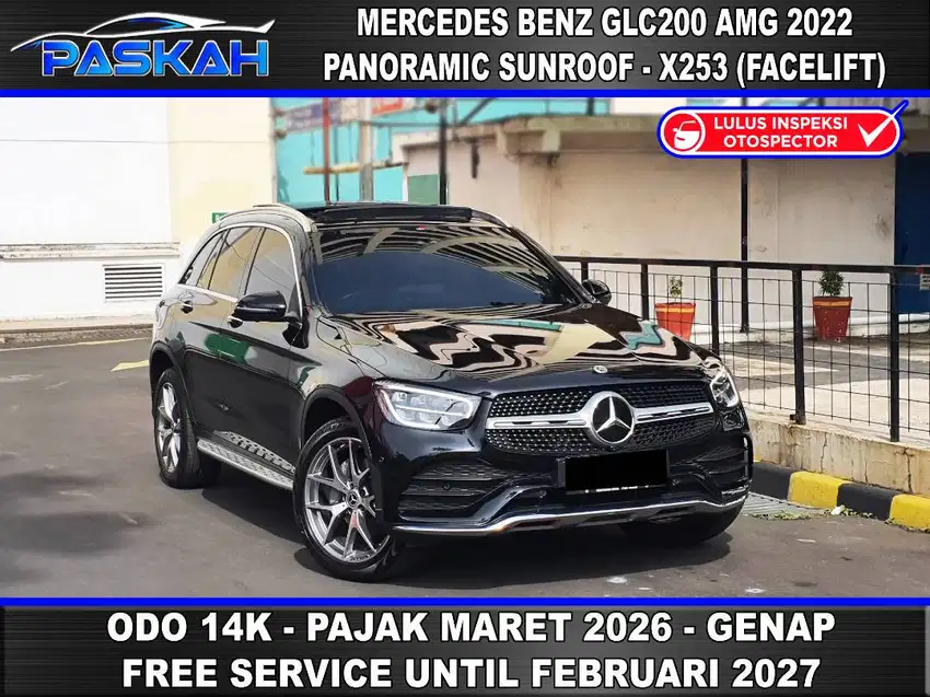 Pajak=MARET-2026 Odo=14k Bunga=4.5% MERCEDES Benz GLC200 AMG 2022 YOPI
