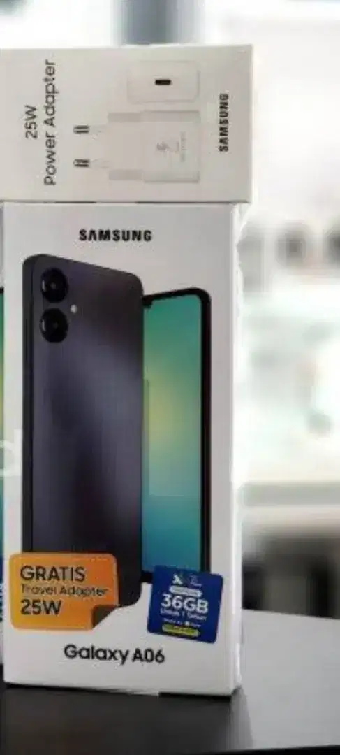 Jual cepat samsung A06 kondisi baru segel box harga 1 jt