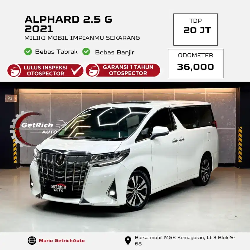 ALPHARD G ATPM 2021 Pajak Panjang