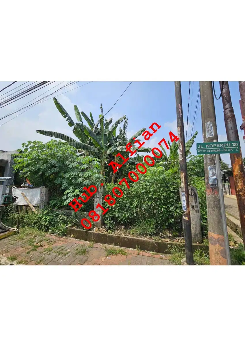 DiJual Cepat Tanah di Bekasi - HUK - Pinggir Jalan - SHM