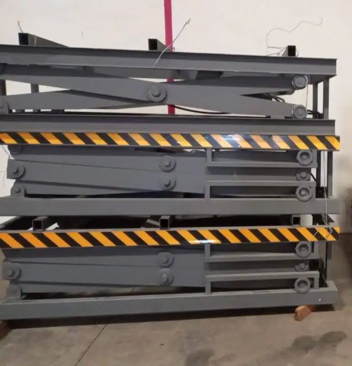 Table Lift 3 Tons 3 KW Double Scissor Type