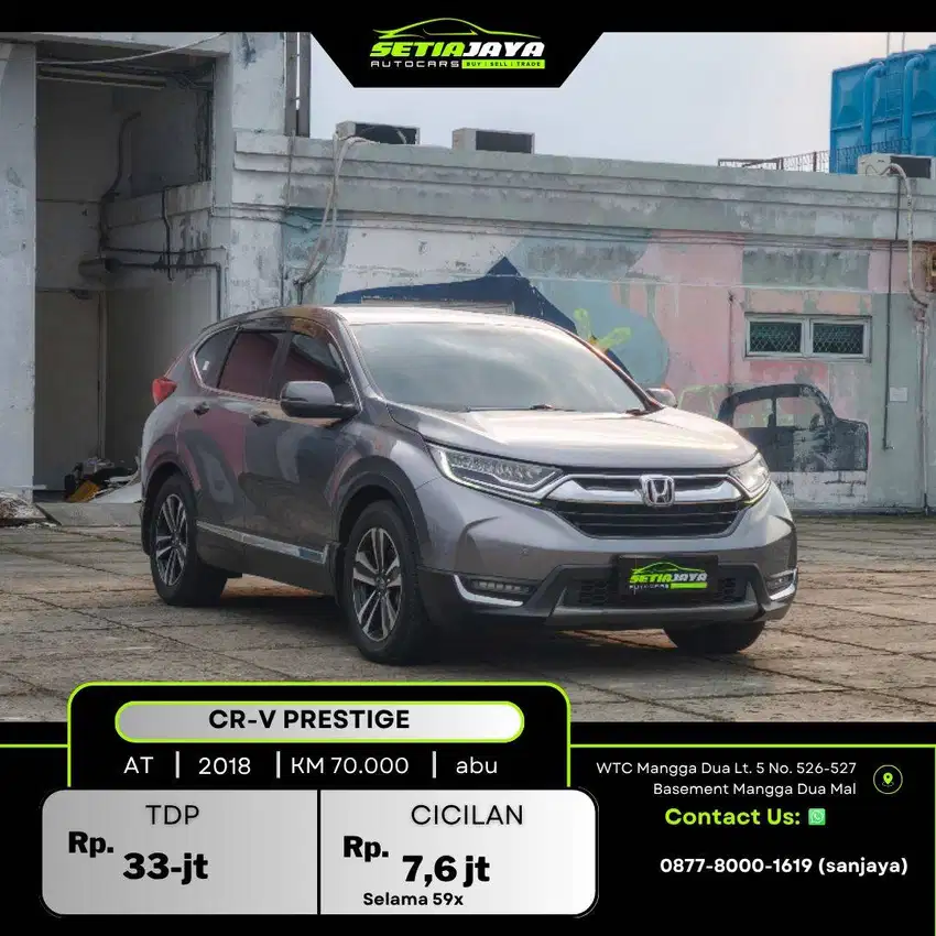 HONDA CRV 1.5 PRESTIGE 2018