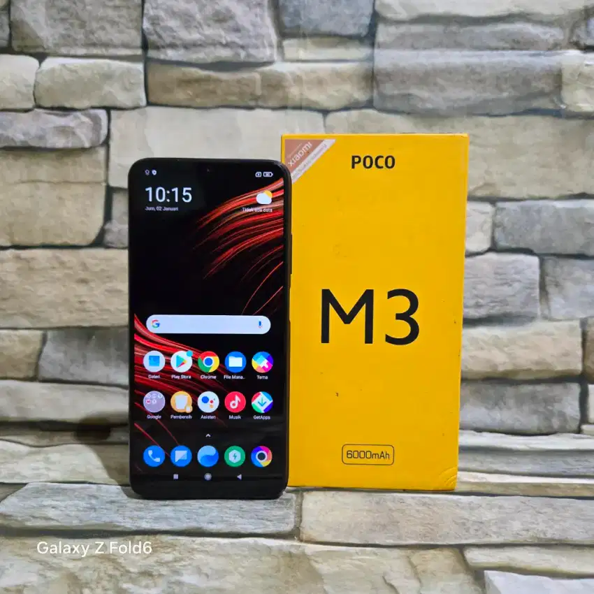 Poco M3 6/128 4G Black Fulset segel mulus 98%