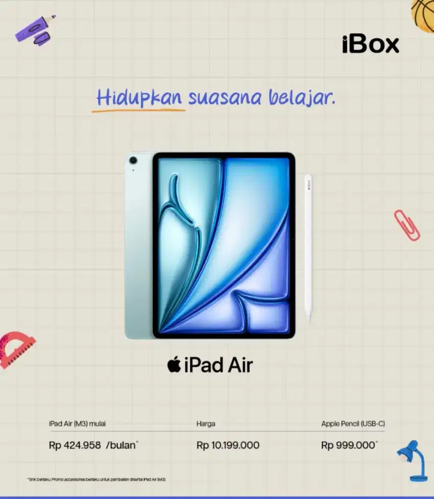 Kredit ipad air pakai aplikasi home credit