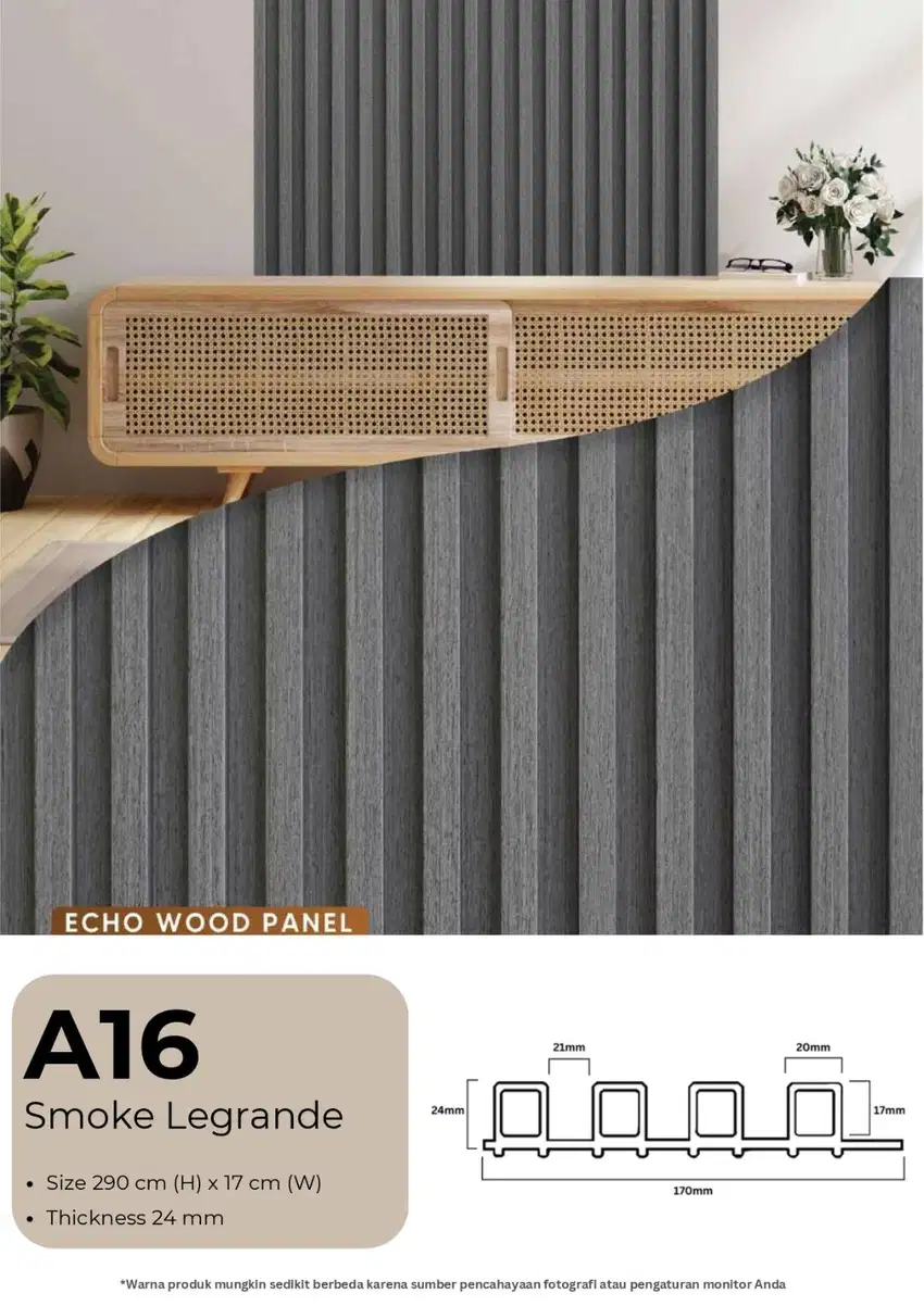 Wpc Wall Panel Echo Code A Decor Dinding 2,9m