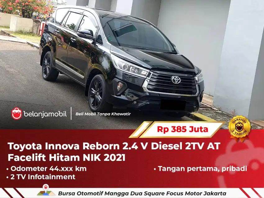 [ TANGAN PERTAMA ] Toyota Innova Reborn 2.4 V Diesel 2TV AT 2021/2022