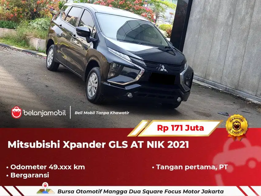 [ GARANSI 1TH ] Mitsubishi Xpander GLS AT Hitam NIK 2021/2022
