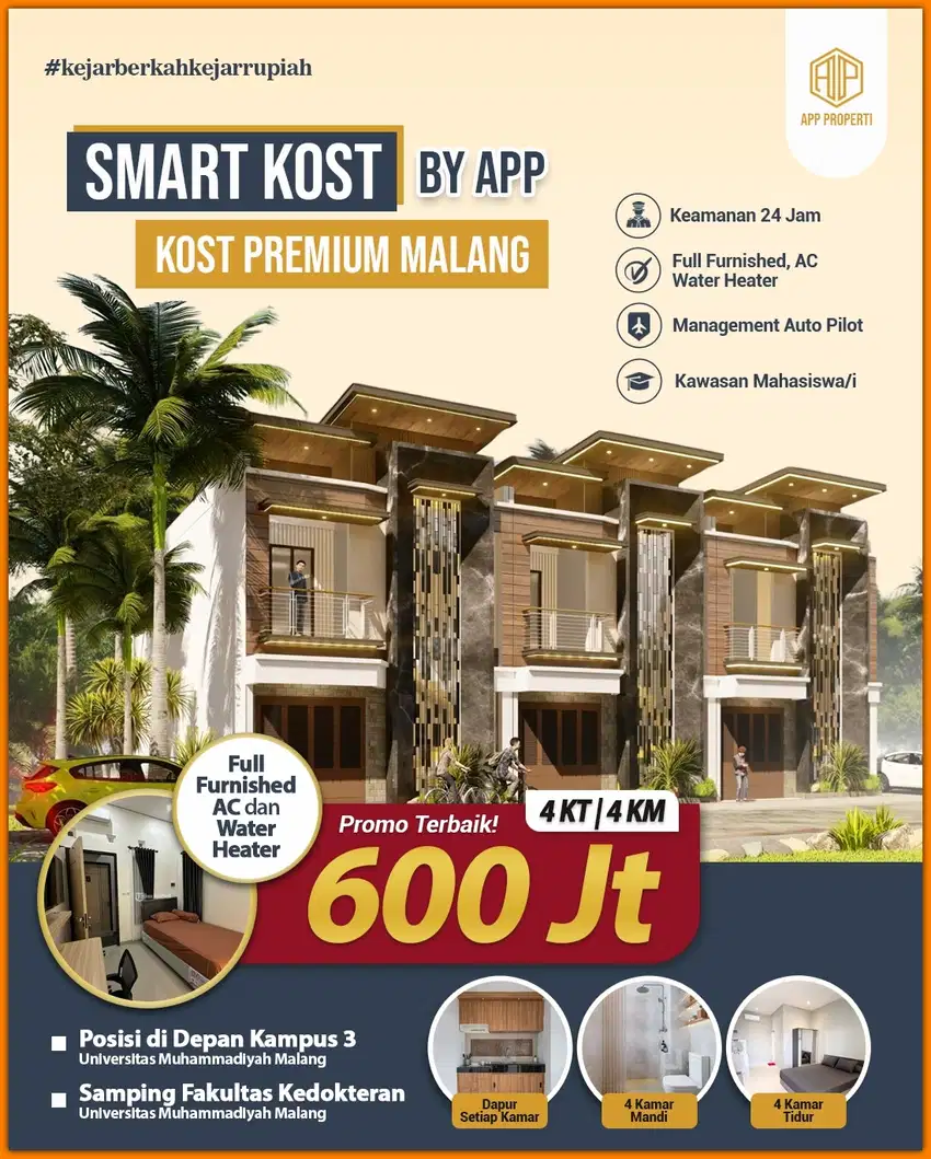 Investasi Cerdas! Rumah Kost Strategis Dekat UMM