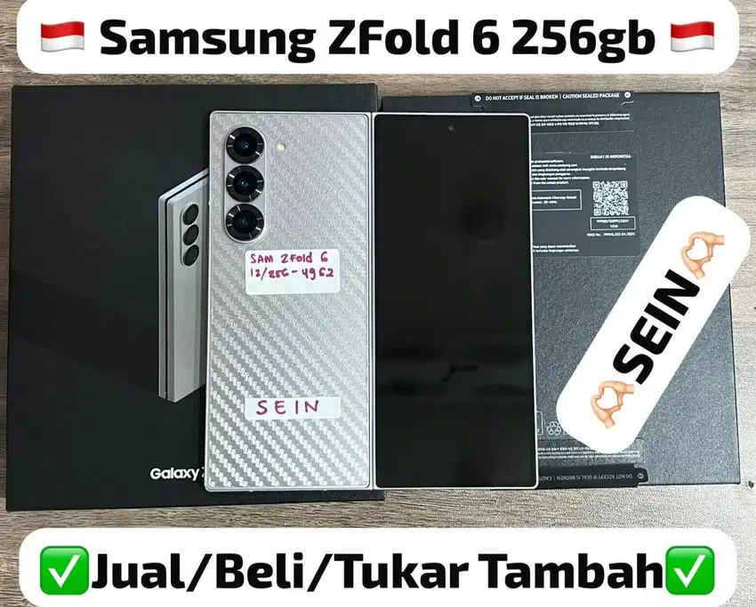 samsung z fold 6 12/256gb second resmi sein