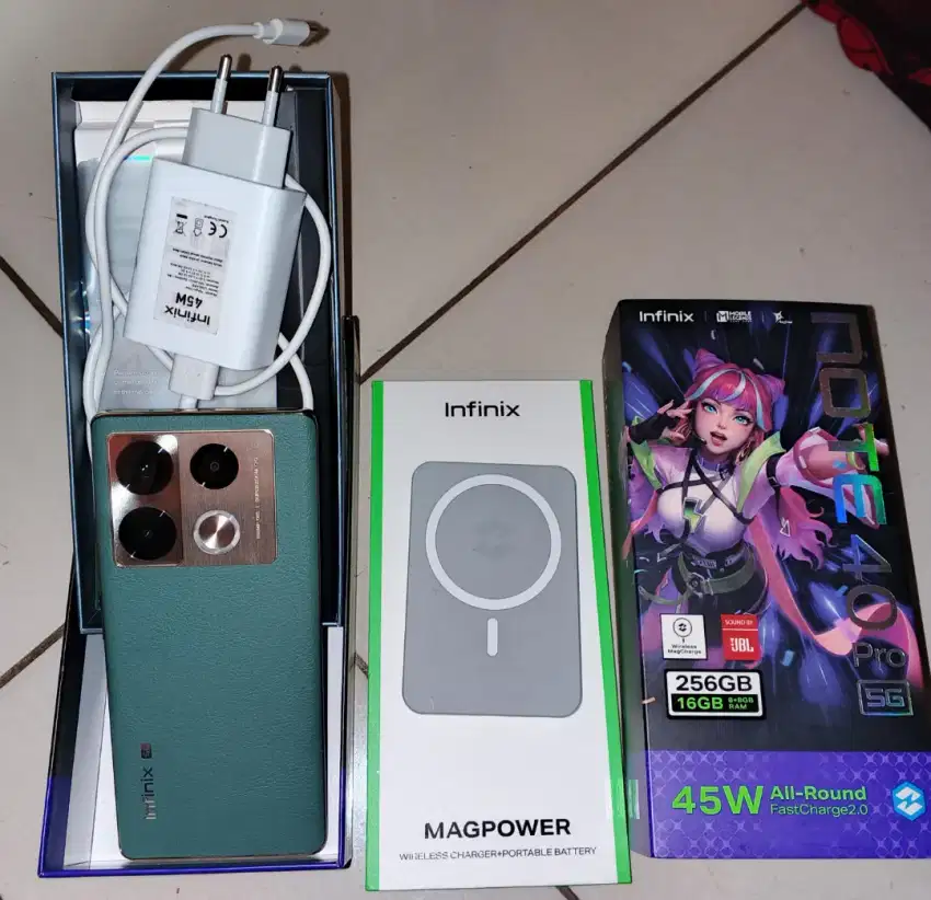infinix hot 40 pro 5g like a new