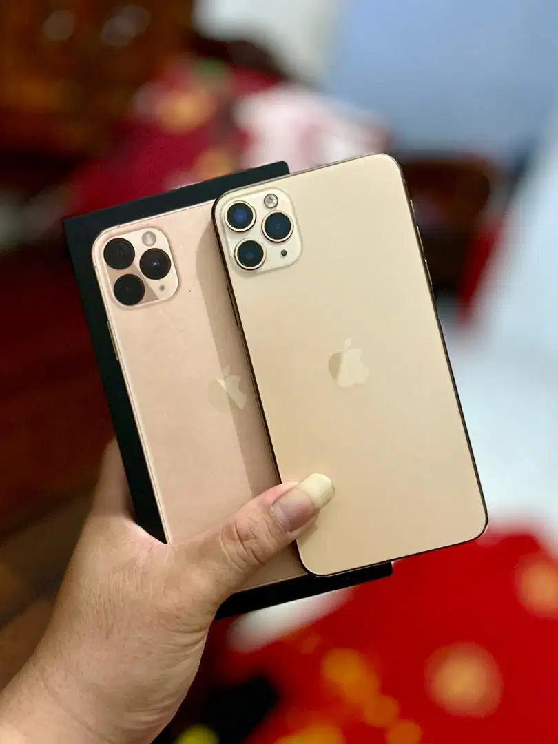 iphone 11 Pro Max 256gb Gold Fullset Mulus
