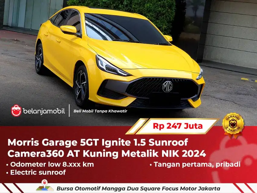 [ LOW KM 8RB ] MG Morris Garage 5 GT 5GT Ignite 1.5 Sunroof 2024/2025
