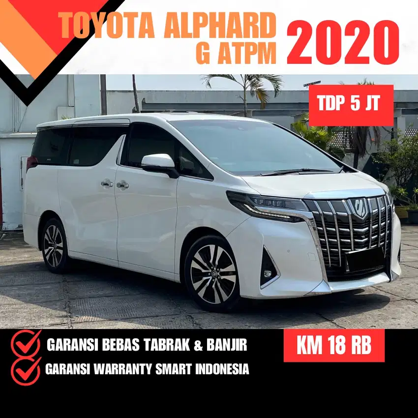[TDP 5 JUTA] Toyota Alphard G ATPM 2020