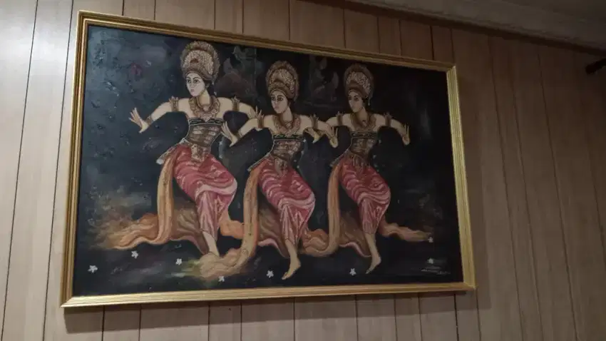 LUKISAN PENARI BALI