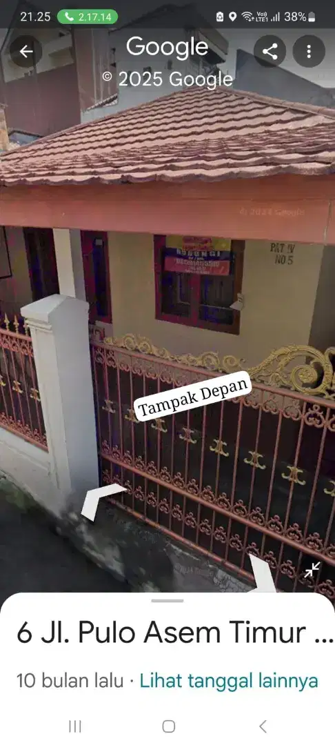 Rumah Dijual Daerah Strategis mudah dijangkau