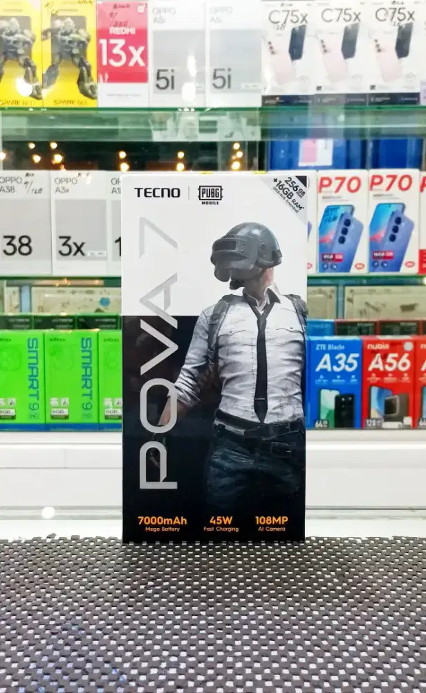 BARU...TECNO POVA 7 RAM 8+8/256 SEGEL/GARANSI RESMI.