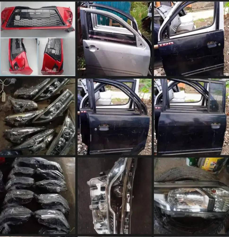 Mobil Body part bemper depan / belakang, Lampu , Pintu , Grill dll