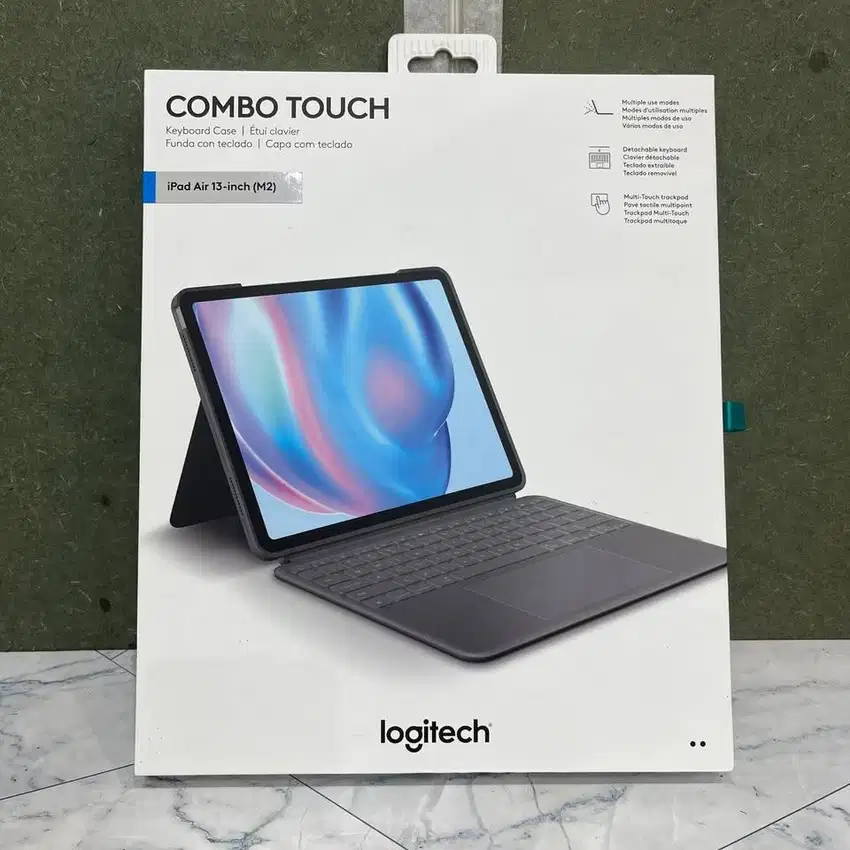 Logitech Combo Touch Keyboard Case for iPad Air M2 13 inch