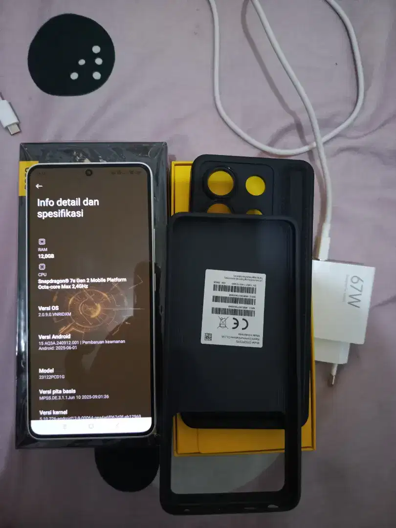Poco X6 5G ram 12/256 like new