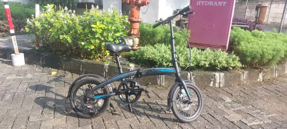 Jual sepeda lipat pacific double disk