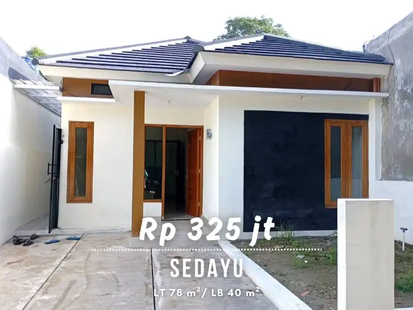 Dijual Rumah Baru barat Kampus Mercu Buana Sedayu Jalan Wates KM.12