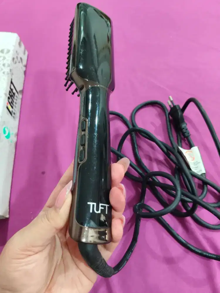 Catok Sisir Merk TUFT Original untuk yg suka rambut Lurus Alami