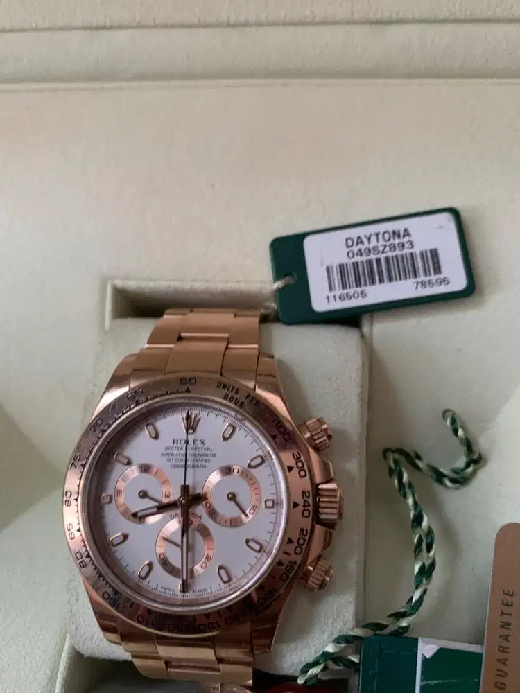 Rolex daytona rose gold  116505