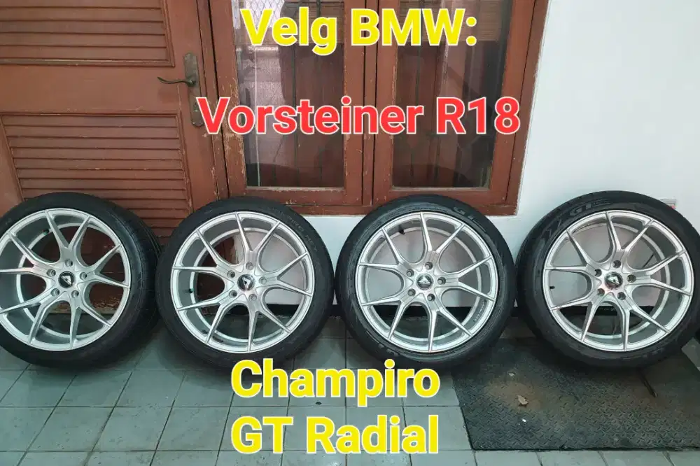 Velg Vorsteiner utk BMW dan ban Champiro R18