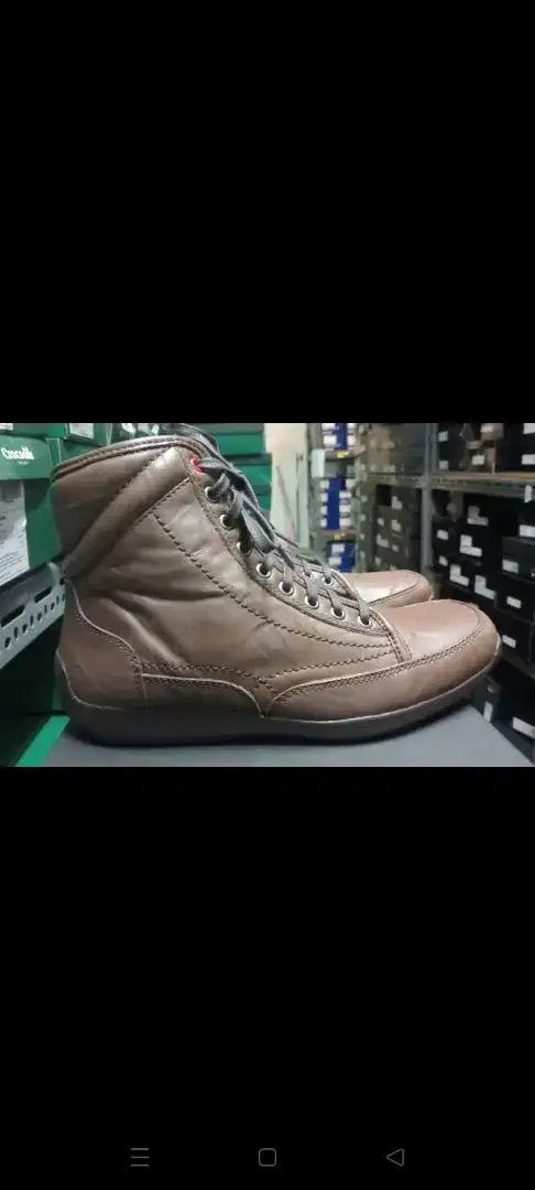 Sepatu Gino Mariani Original Elario 2 Dark Brown