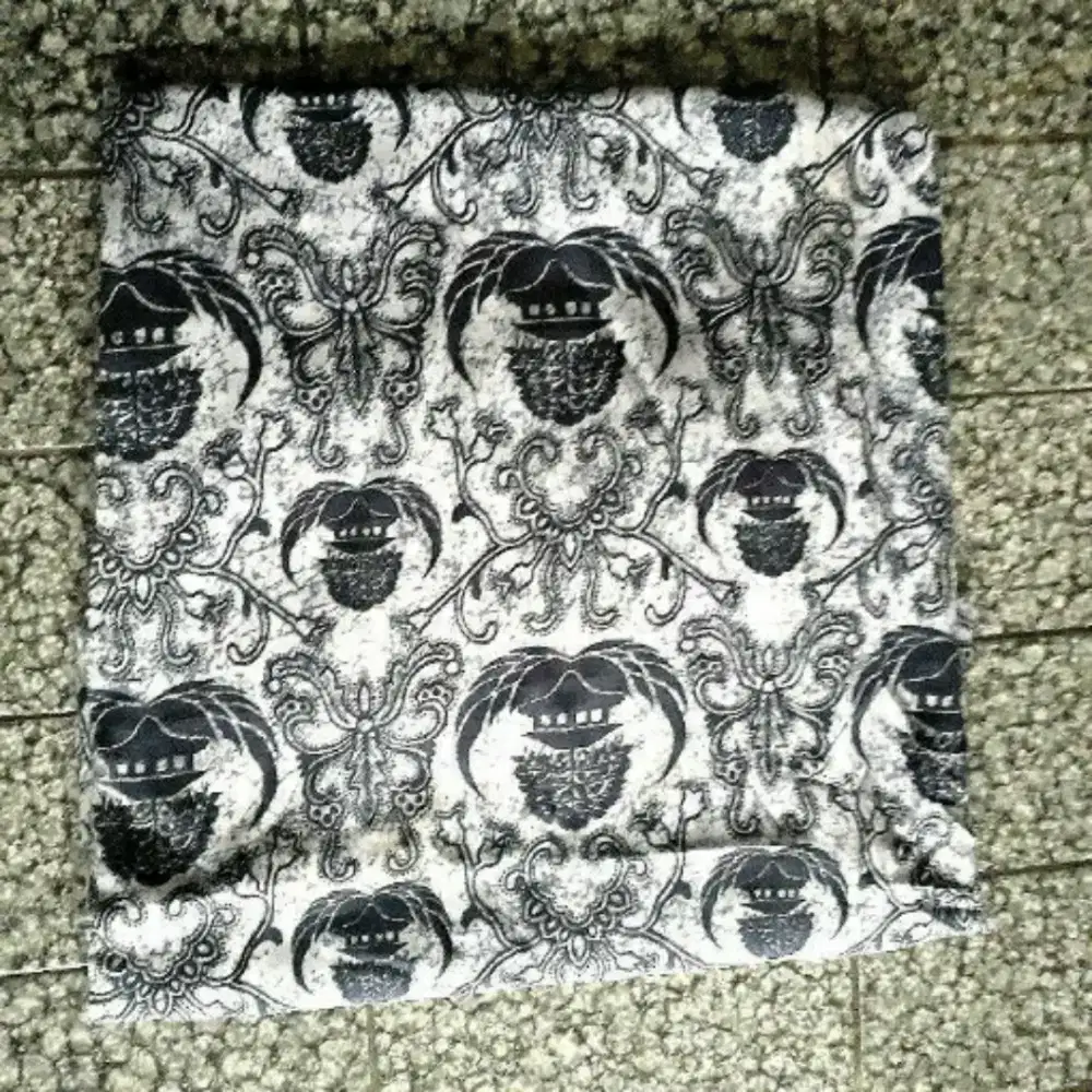 Kain bahan seragam korpri corak lama