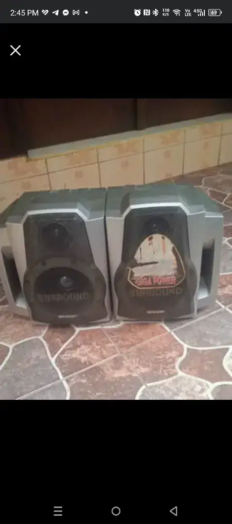Speaker salon sharp