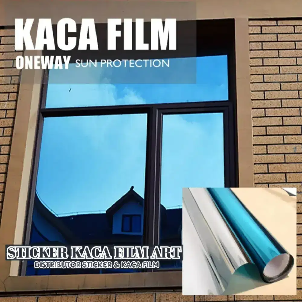 Sticker Kaca Film Oneway Kaca film cermin Kaca film peredam panas