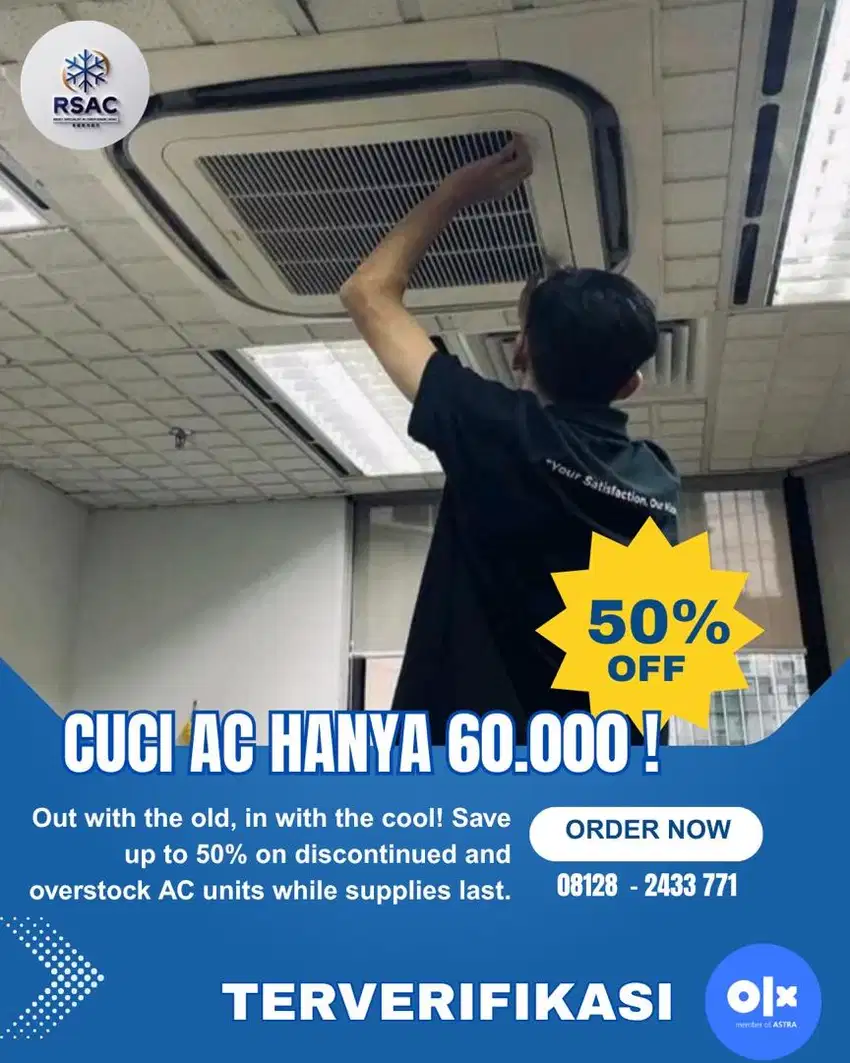 ✅ Service AC | Bongkar Pasang AC | Mesin Cuci | Kulkas