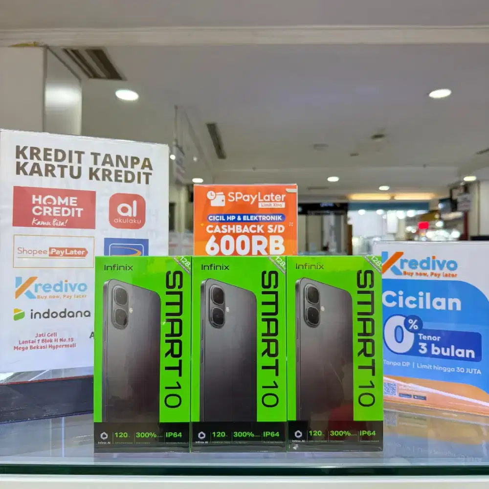 Infinix Smart 10 Ram 4/128 Gb Free Tempered Glass/Kaca