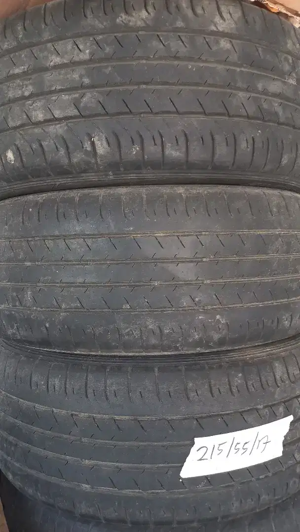 Ban 215 55 17 Dunlop 3pcs 500rb