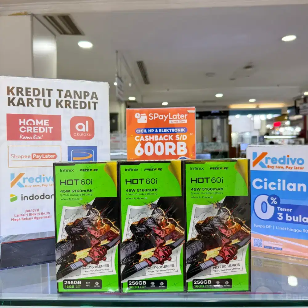 Infinix Hot 60i NFC Ram 6/128 GB Garansi Resmi 1 Tahun