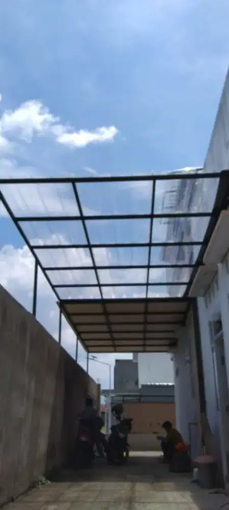 Atap solar flat besi hollow galvanis