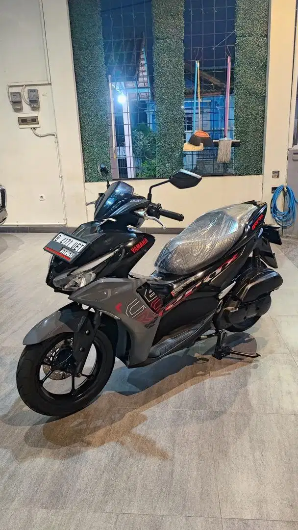 Aerox black grey mulus banget