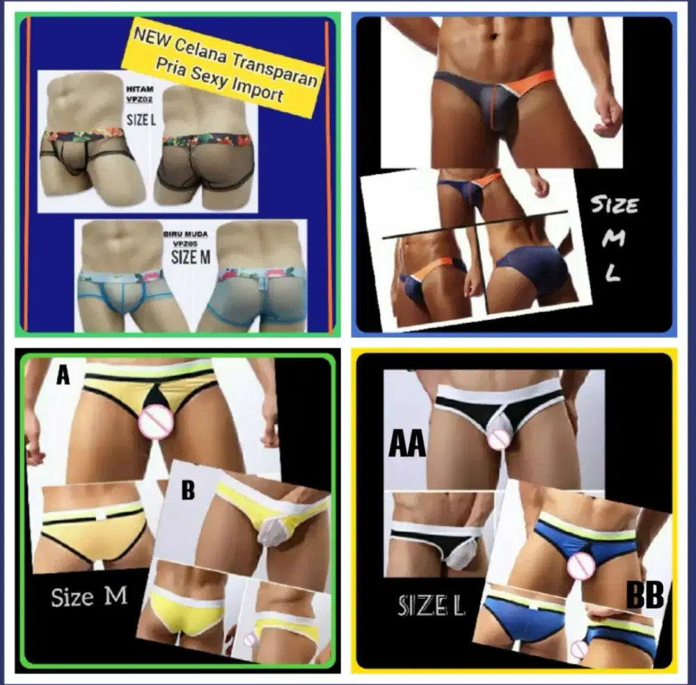 New Celana Dalam Pria Sexy Import